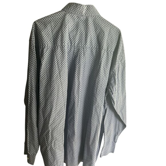George Strait Collection Wrangler Men size XXL/T Button Down Long‎ Sleeve Blue s - Picture 2 of 5